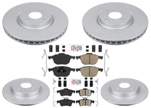 Coated Disc Brake Rotors, Brake Pads & Hardware for Ford EcoSport 2018-2022 AWD