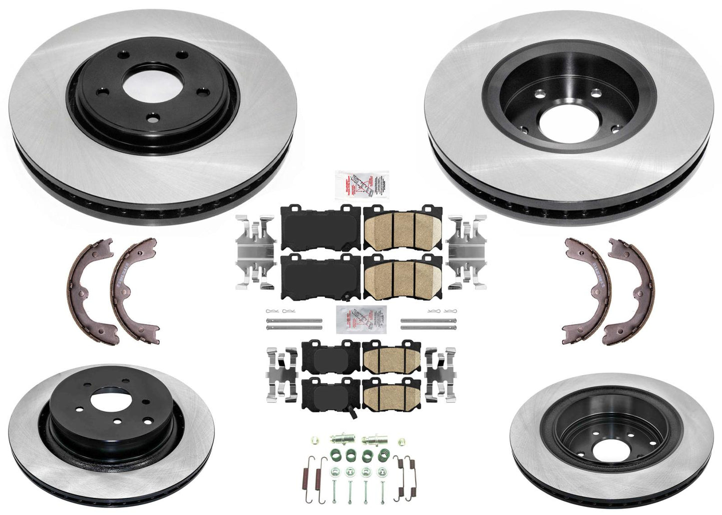 Performance Carbon Disc Brake Rotors Pads for Infiniti FX50 2009 2010 2012 2013