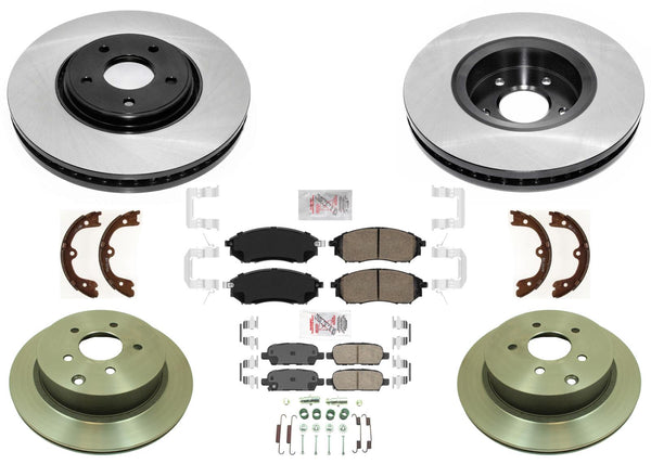 Performance Carbon Disc Brake Rotors & Pads for Infiniti FX35 2006-2012