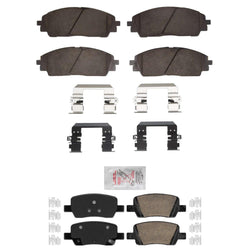 Front Rear Ceramic Disc Brake Pads for KIA Carnival 2022 2023 2024 2025