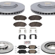 GEO Coated F&R Disc Brake Rotors Disc Brake Pads for KIA Carnival Hybrid 2025