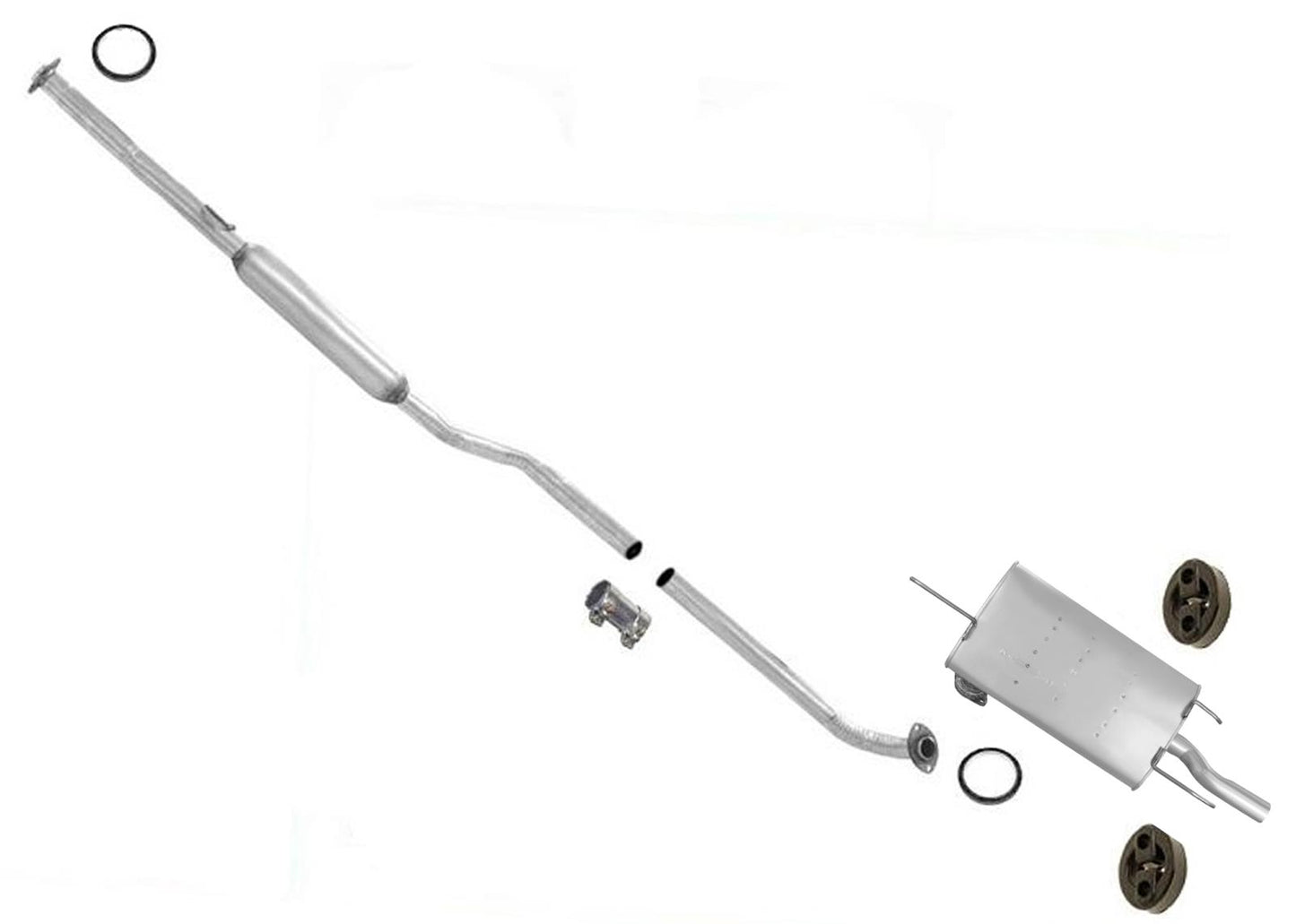 94-96 Fits Toyota Camry 2.2L 2 & 4 Door Muffler Exhaust Pipe System