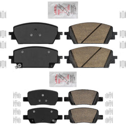 AME Front & Rear Ceramic Disc Brake Pads for Hyundai Santa Fe 2021 2022 2025