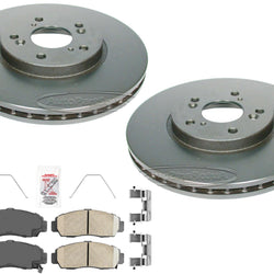 Front Performance Carbon Disc Brake Rotors Pads for Acura TL 1999 2000 2002 2003