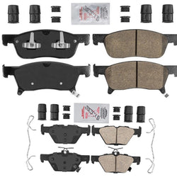 Front & Rear Ceramic Disc Brake Pads for Subaru Ascent 2019 2020 2022 2023 2025