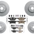 Coated Disc Brake Rotors & Brake Pads for Subaru Ascent 2019 2020 2023 2025