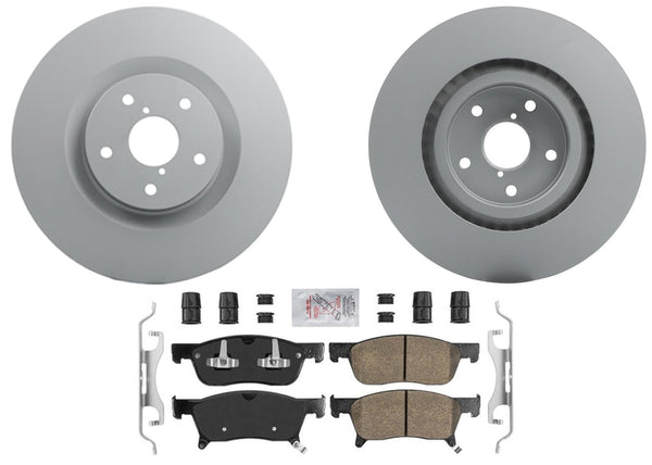Front Coated Disc Brake Rotors Disc Brake Pads for Subaru Ascent 2019-2025