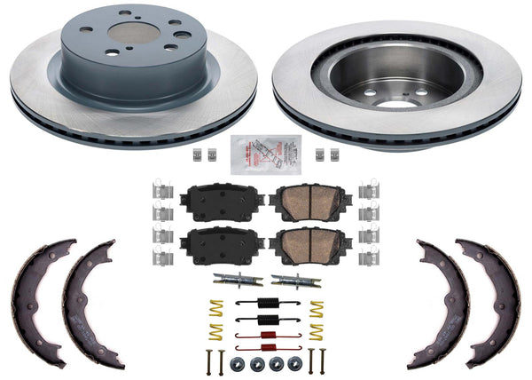 Coated Disc Brake Rotors & Disc Brake Pads for Lexus IS300 IS350 2021-2025