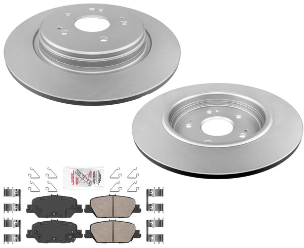 Rear Disc Brake Rotors and Ceramic Brake Pads For Honda CR-V 2017 2019 2020 2025