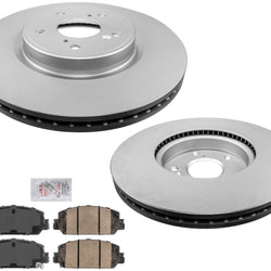 Front  Brake Rotors & Ceramic Brake Pads For CR-V 2017-2019 CR-V 1.5L 2020-2025