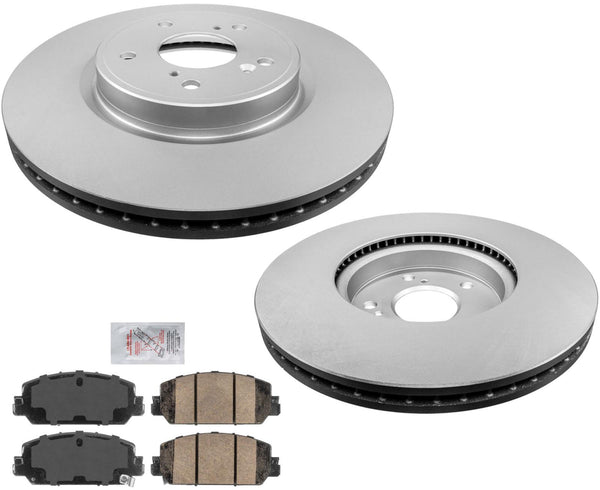 Front  Brake Rotors & Ceramic Brake Pads For CR-V 2017-2019 CR-V 1.5L 2020-2025