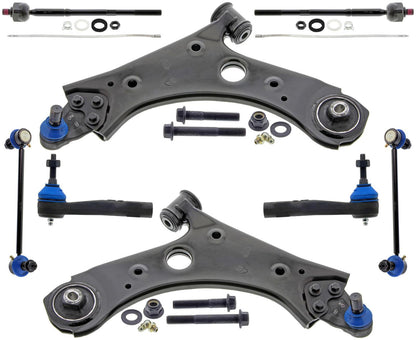 Front Lower Control Arms Ball Joint Tie Rods & Links For Compass 2018-2021