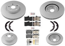 Coated Disc Brake Rotors Disc Brake Pads for Lexus IS350 09-13 Built in USA CAN