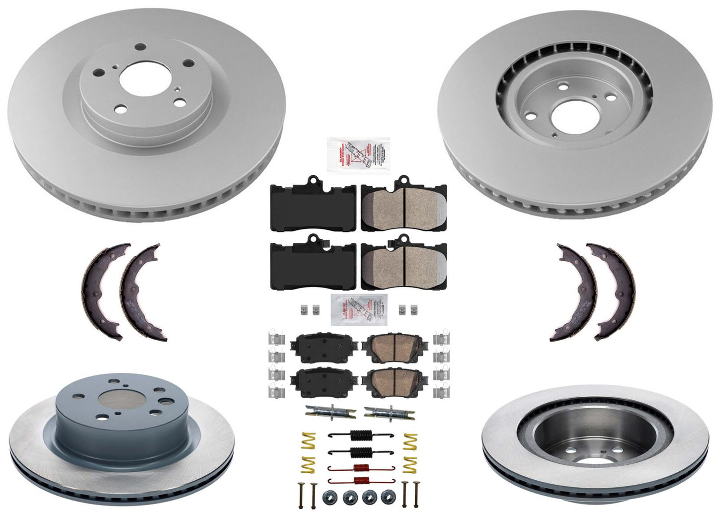 Coated Disc Brake Rotors Disc Brake Pads for Lexus IS300 IS350 2021-2025