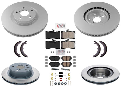 Coated Disc Brake Rotors Disc Brake Pads for Lexus IS300 IS350 2021-2025