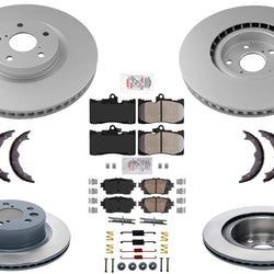 Coated Disc Brake Rotors Disc Brake Pads for Lexus IS300 IS350 2021-2025