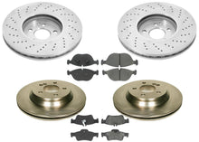 Rotores de freno de disco y pastillas de cerámica para Mercedes-Benz S430 S500 4Matic 03-06