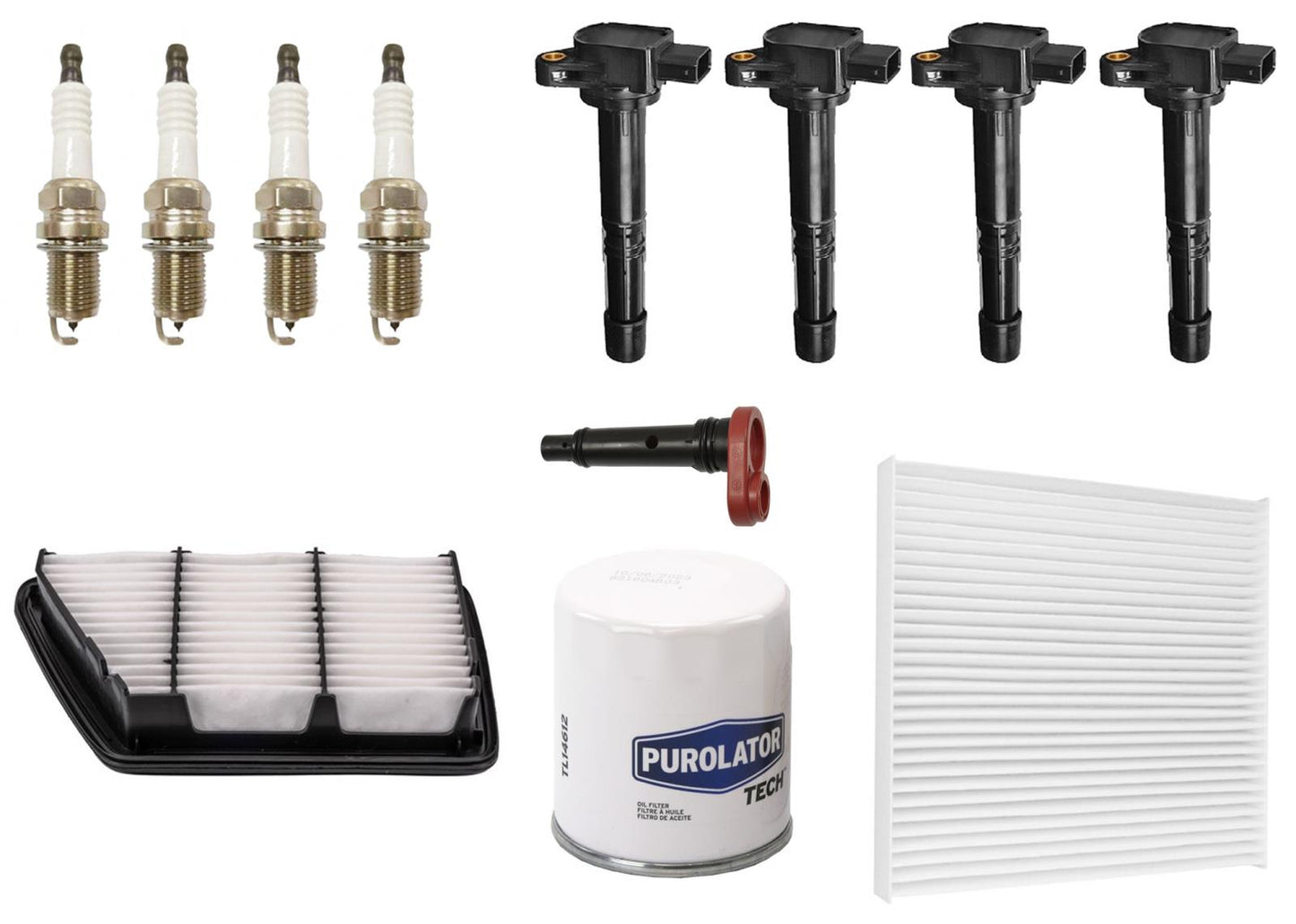 Direct Ignition Coil Spark Plugs Air Filter for Honda CR-V CRV 2017-2019 2.4L