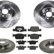 Front & Rear Disc Brake Rotors & Pads for Volvo S60 Hybrid 2021 2022 2024 2.0L