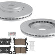 Front Coated Disc Brake Rotors & Pads for Genesis GV80 2021 2024 2025 3.5L