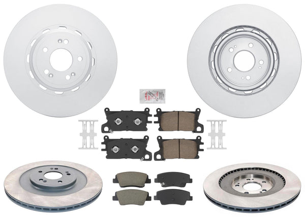 Coated Disc Brake Rotors Disc Brake Pads for Genesis Electrified G80 2023-2025