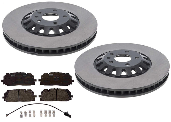 Coated Front Disc Brake Rotors Pads For Audi A6 Allroad 2020 2021 2022 2025