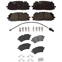 Front & Rear Ceramic Disc Brake Pads For Audi Q5 PHEV 2020 2022 2023 W/ 350MM