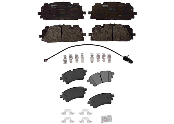 Front & Rear Ceramic Disc Brake Pads For Audi Q5 PHEV 2020 2022 2023 W/ 350MM