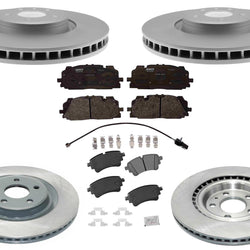 Coated Disc Brake Rotors & Disc Brake Pads For Audi Q5 PHEV 2020-2023 W/ 350MM