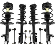 Front & Rear Struts W/ Springs & Links For Toyota Camry SE 3.5L 2012 2013 2014