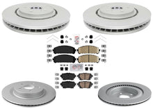 Coated Disc Brake Rotors & Brake Pads for Lexus NX450h+ RZ450e 2022 2023 2024