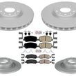 Improved Performance Disc Brake Rotors & Brake Pads for Dodge Dart 2013-2016