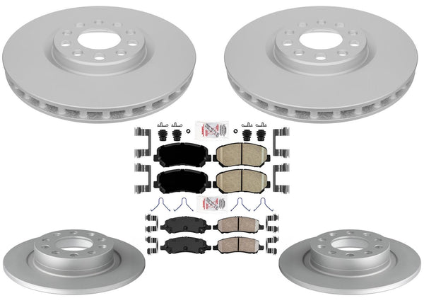 Improved Performance Disc Brake Rotors & Brake Pads for Dodge Dart 2013-2016