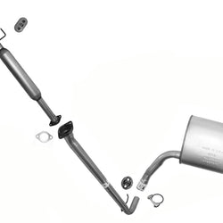 Resonator Pipe Muffler Exhaust Sys for Hyundai Sonata 09-10 2.4L ULEV Emissions