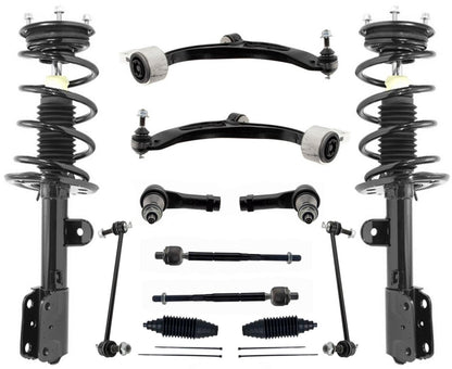 Front Struts Control Arms Tie Rods & Links For Police Interceptor Utility 13-19