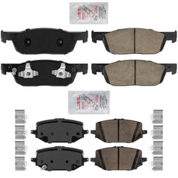 Front & Rear Premium Ceramic Disc Brake Pad for Acura MDX 3.5L 2022 2023 2025