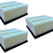 3 Pack Heavy Duty Air Filters For RAM 2500 2007-2024 6.7L Turbo Diesel Engine