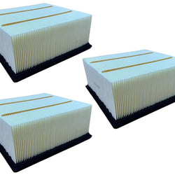 3 Pack Heavy Duty Air Filters For RAM 2500 2007-2024 6.7L Turbo Diesel Engine