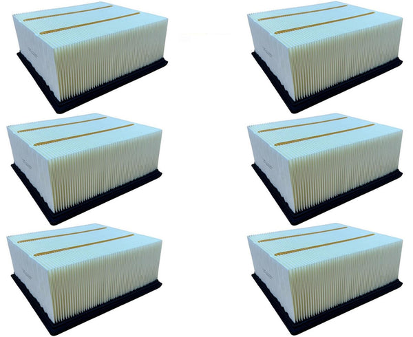 6 Pack Heavy Duty Air Filters For RAM 2500 2007-2024 6.7L Turbo Diesel Engine