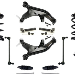 Front Complete Struts Control Arms Tie Rods & Links For Nissan Quest 2004-2009