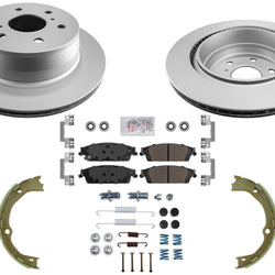 Rear Disc Brake Rotors Brake Pads Shoes for Chevrolet Tahoe 2015 2017 2018 2020
