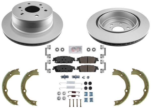 Rear Disc Brake Rotors Brake Pads Shoes for Chevrolet Tahoe 2015 2017 2018 2020