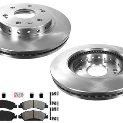 Front Disc Brake Rotors & Pads Shoes for Chevrolet Tahoe PPV Police 2015-2020