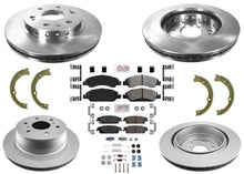 F&R Disc Brake Rotors Brake Pads Shoes for Chevrolet Tahoe PPV Police 2015-2020
