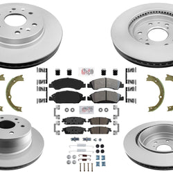 Front & Rear Disc Brake Rotors & Pads Shoes for Chevrolet Tahoe 2015 2018 2020