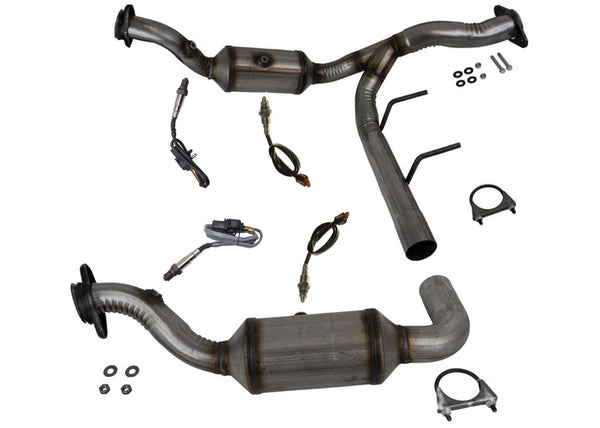 Heavy Duty 5" Catalytic Converter Pipe for Ford F150 Turbo 2015 2019 2020 3.5L