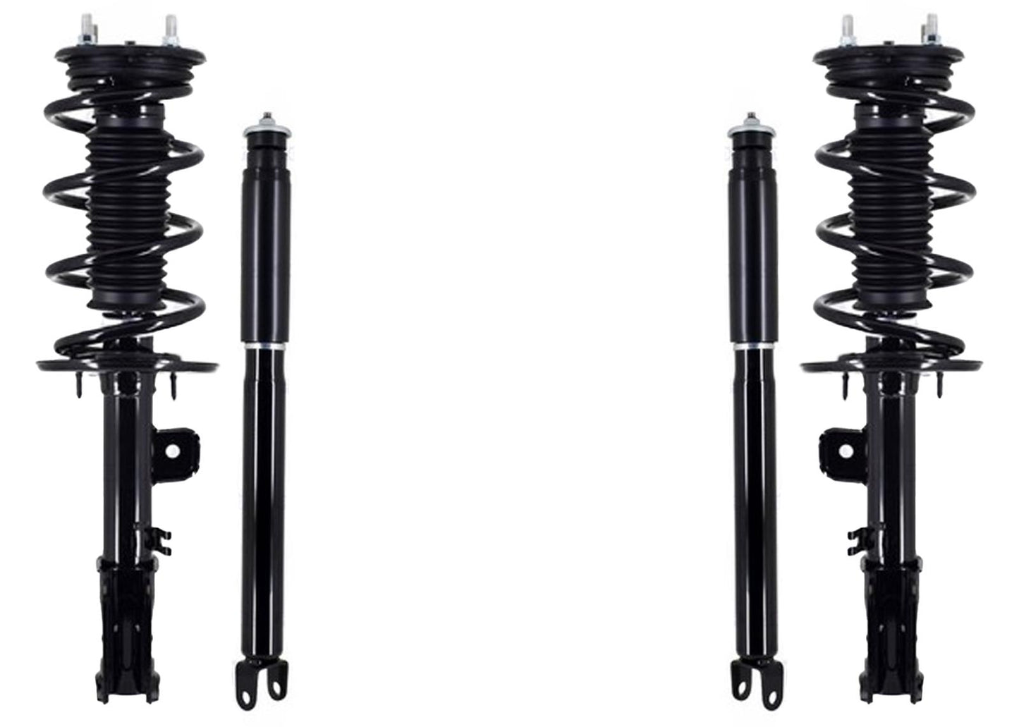 Front Complete Struts & Rear Shocks For Ford Police Interceptor Utility 2013-19