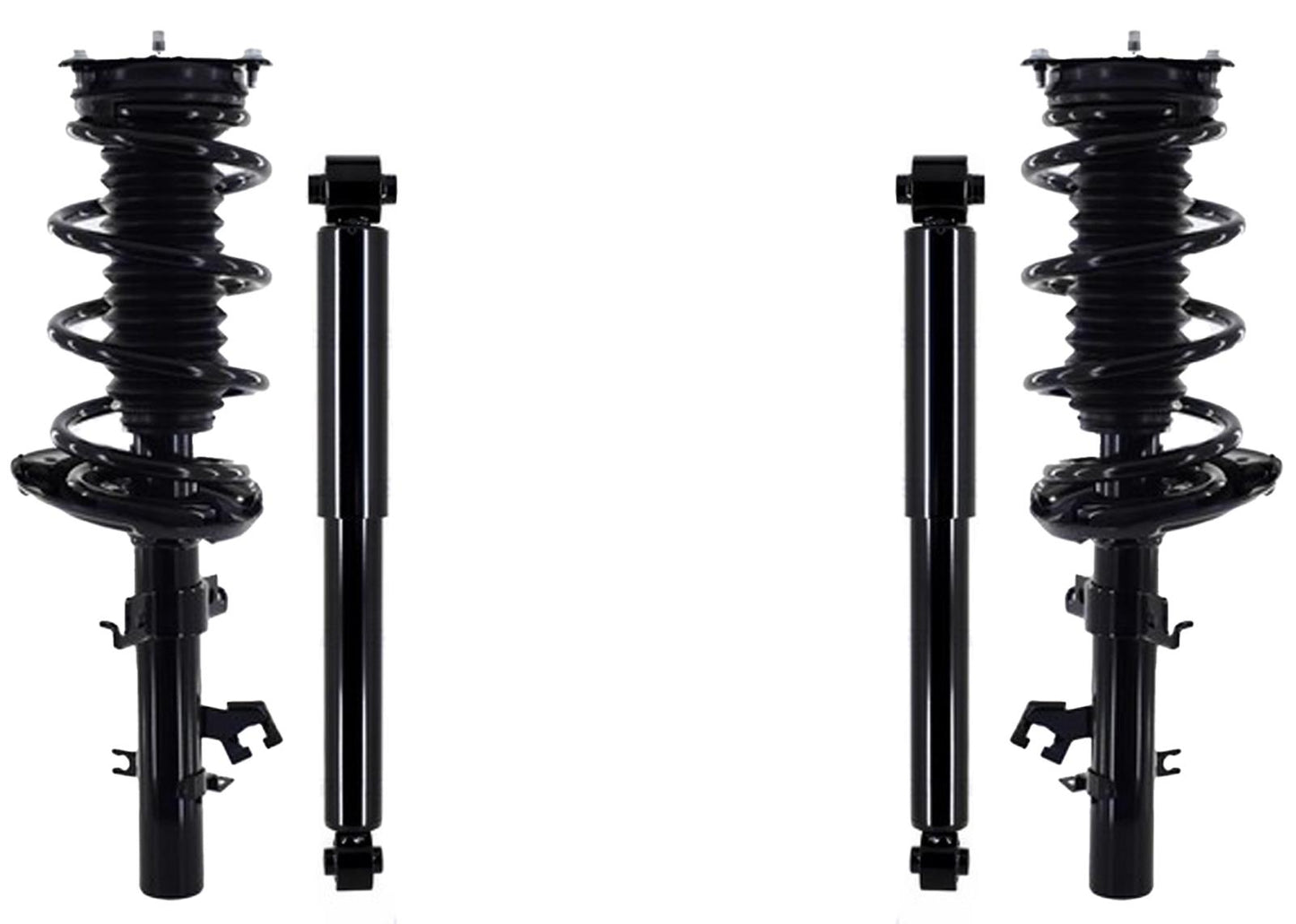 Coil Spring Struts Shocks for Nissan Rogue 2014-20 All Wheel Drive Japan Built