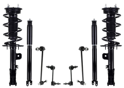 Front Struts Rear Shocks & Links For Ford Police Interceptor Utility 2013-2019