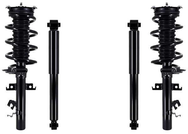 Coil Spring Struts Shocks for Nissan Rogue 14-20 Front Wheel Drive Japan Built